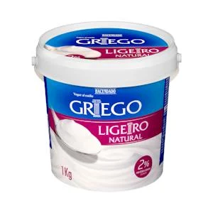 Natural light Greek yoghurt 2% MG Hacendado