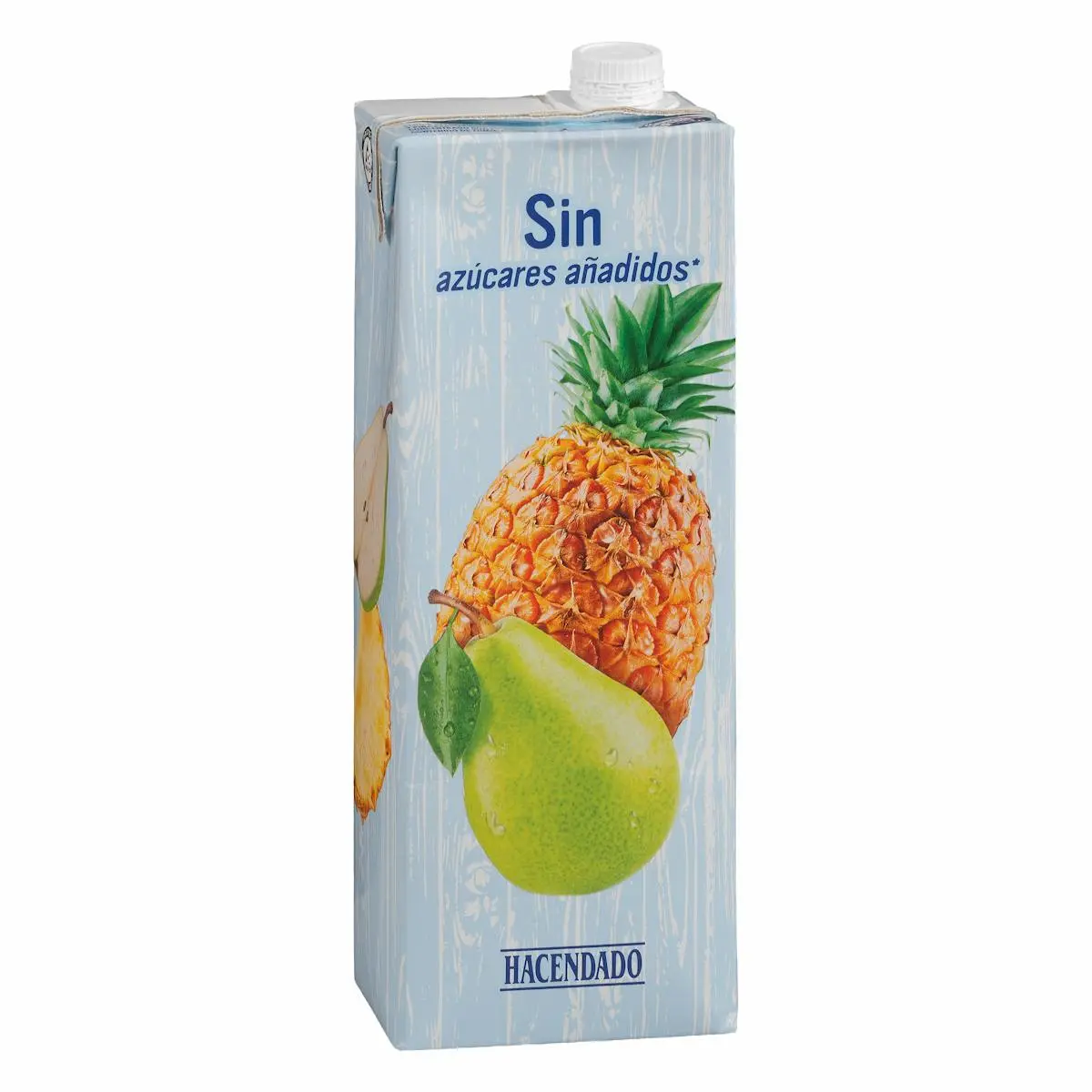 Pear pineapple drink no added sugar Hacendado
