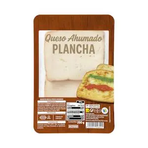 Fresh smoked cheese slices mix for grilling Hacendado