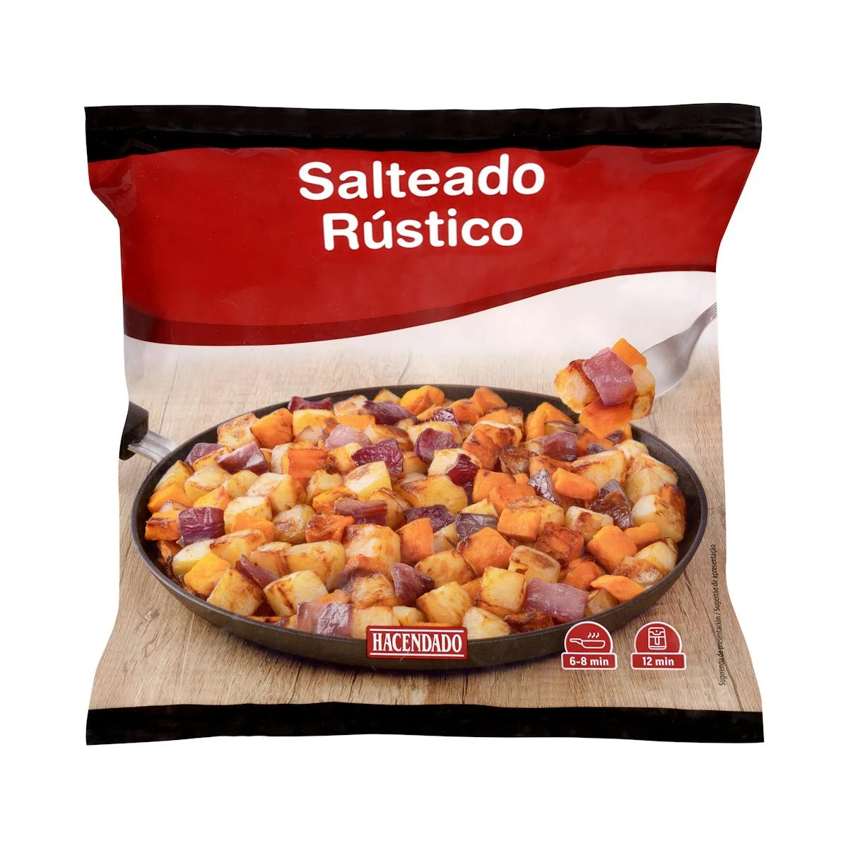 Deep-frozen rustic sautéed Hacendado