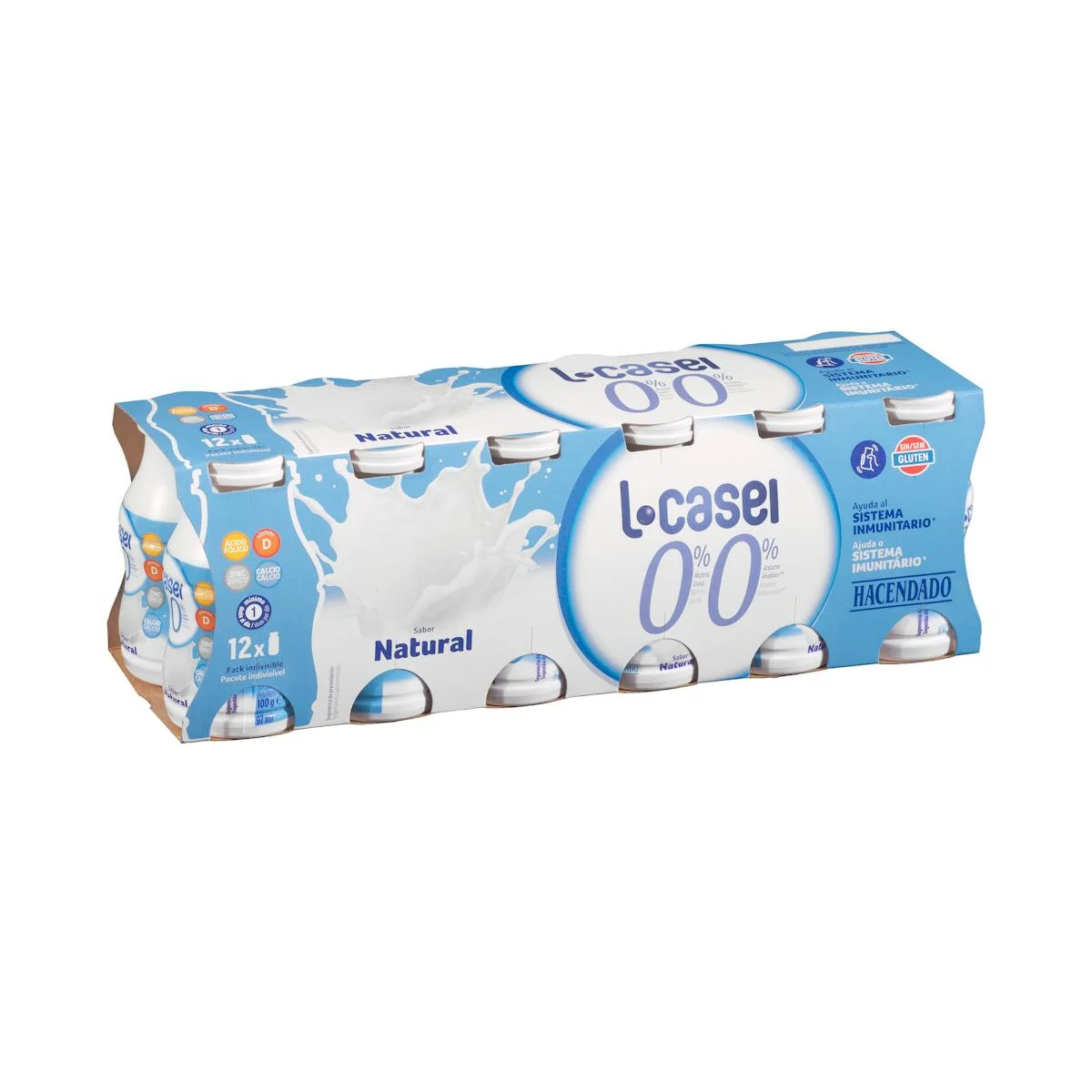 Beguda làctia natural L-casei 0% MG 0% sucres afegits