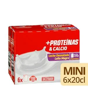 Обезжиренное молоко +Proteínas & calcio