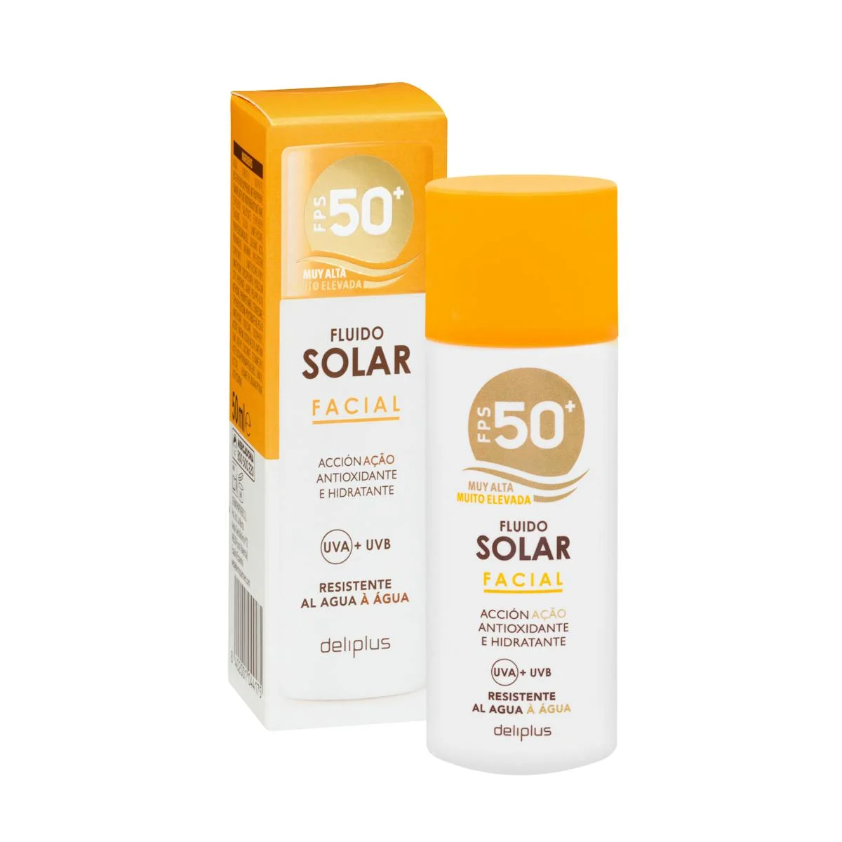 Fluid protecció solar facial Deliplus FPS 50+