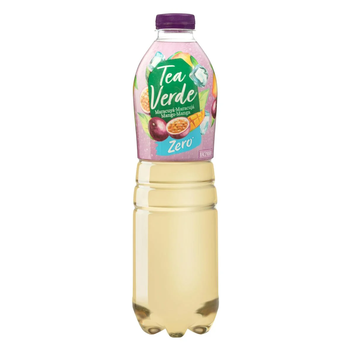 Refresc te verd Zero Hacendado sabor maracujà i mango