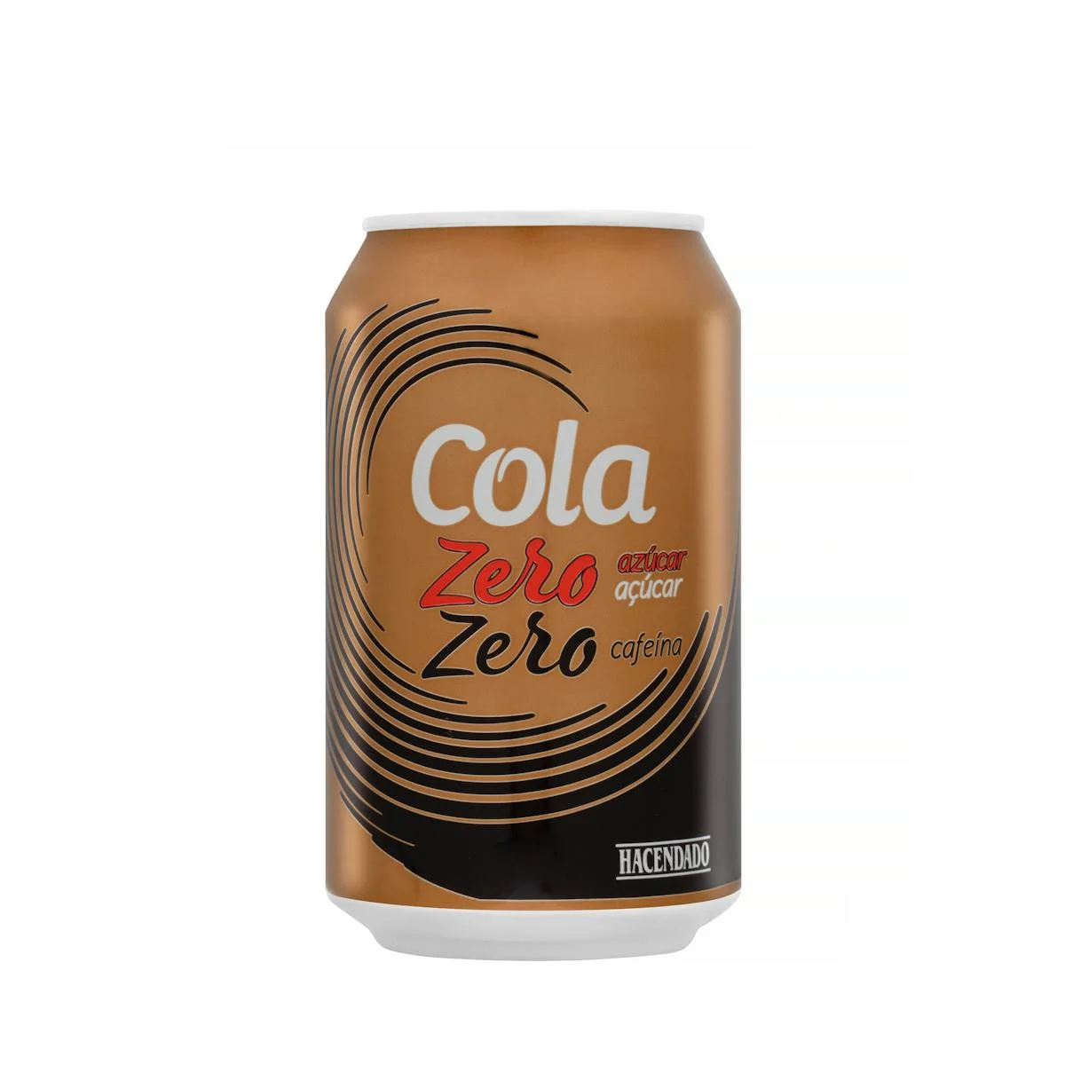 Refresco cola Hacendado zero azúcar zero cafeína