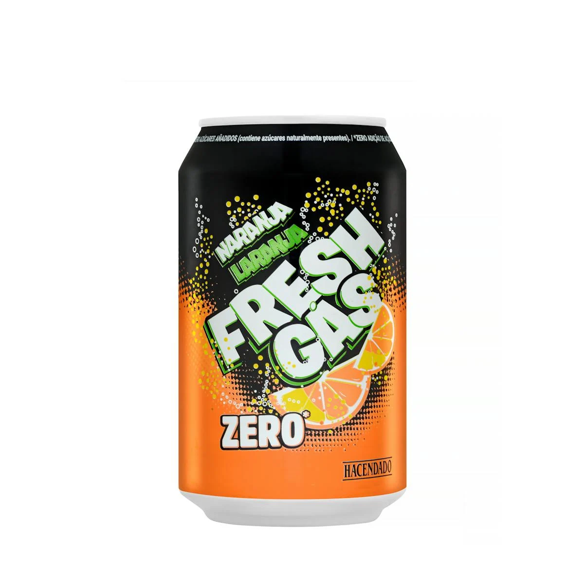 Zero Sparkling orange soft drink Hacendado