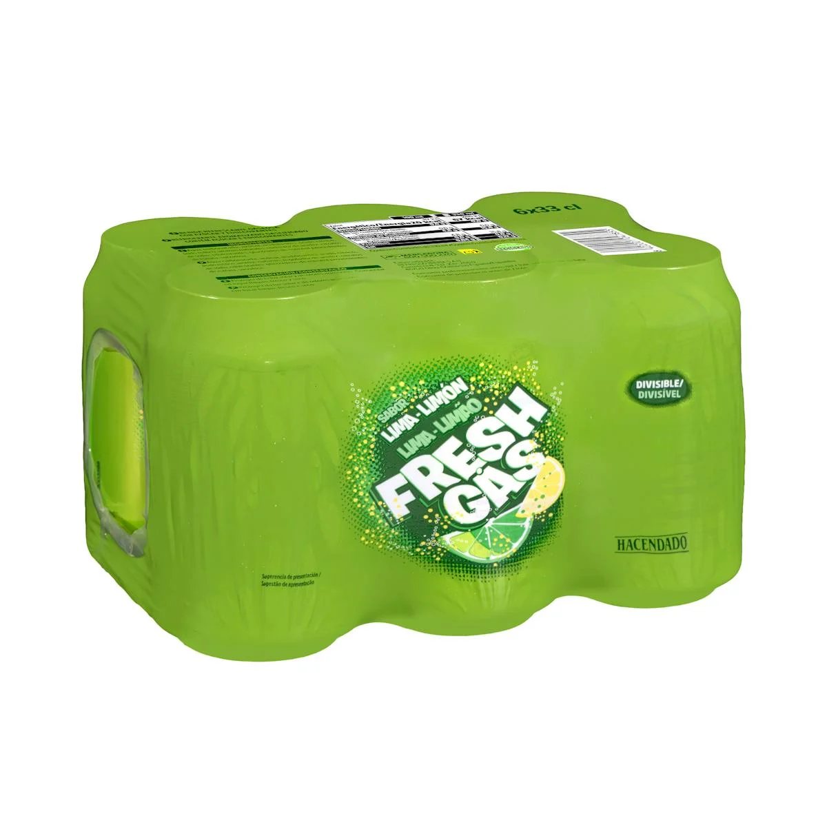 Lemon and lime soft drink Hacendado