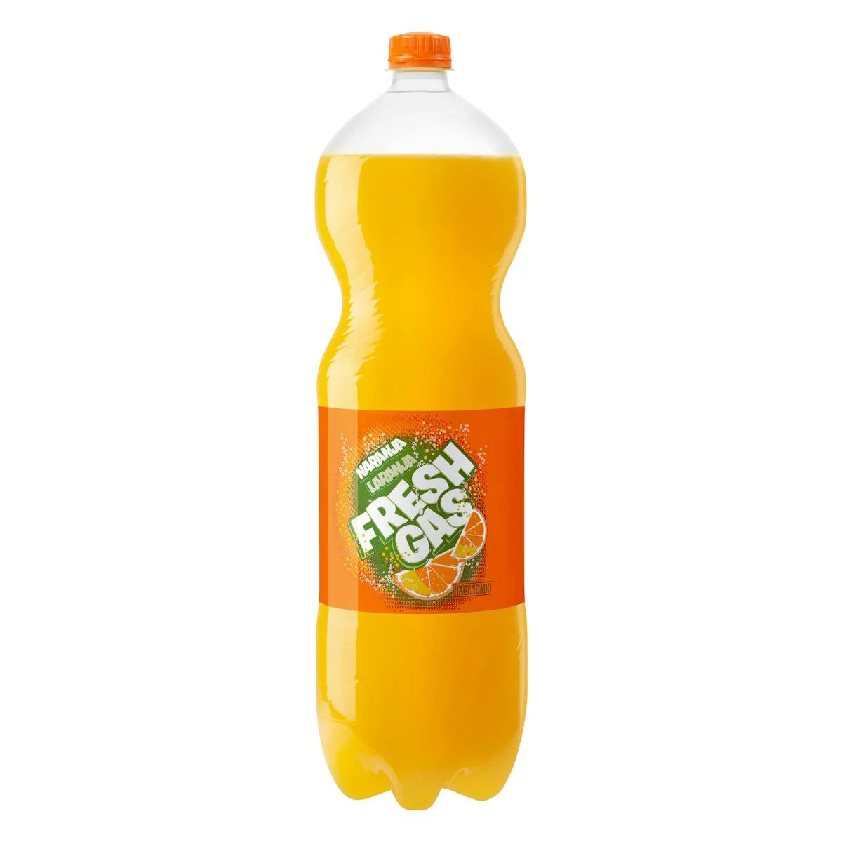 Sparkling orange soft drink Hacendado