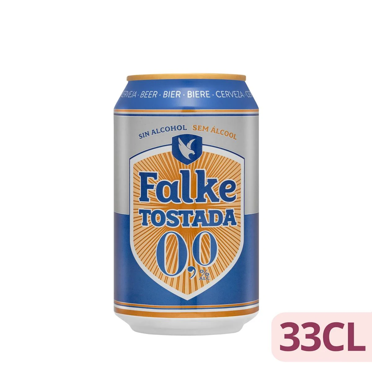 Cerveza 0,0% sin alcohol tostada Falke