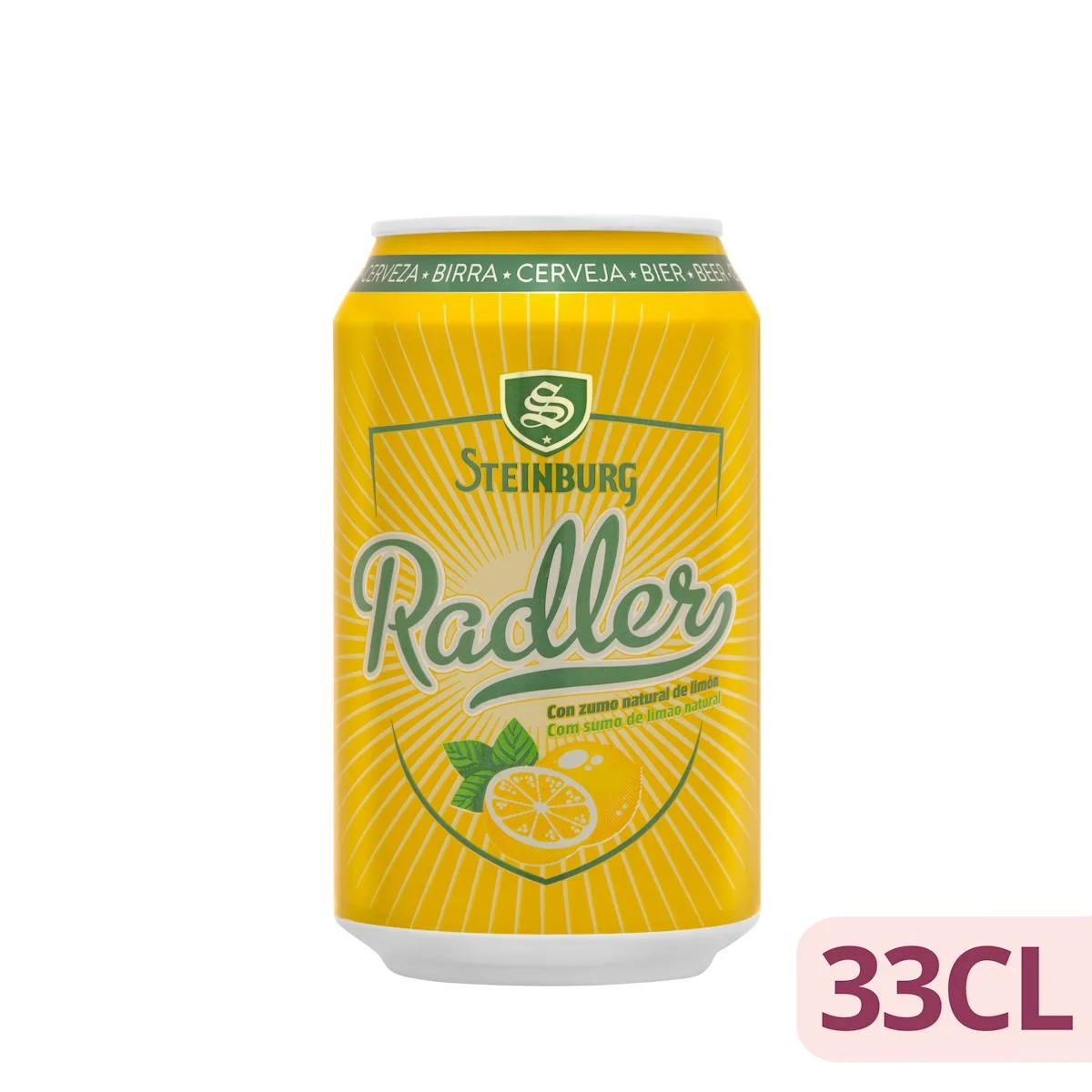 Cervesa Radler Steinburg amb suc natural de llimona