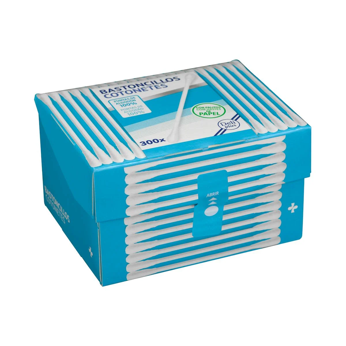 Bastoncillos de algodón 100% Deliplus