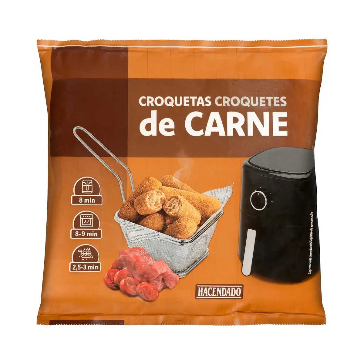 Deep-frozen meat croquettes Hacendado