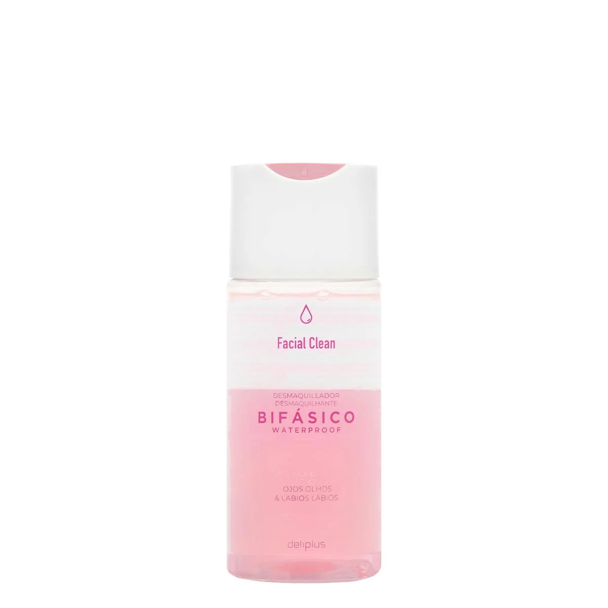 Biphasic Waterproof eye and lip makeup remover Facial Clean