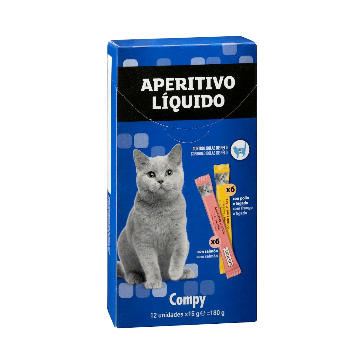 Snack gat aperitiu líquid Compy