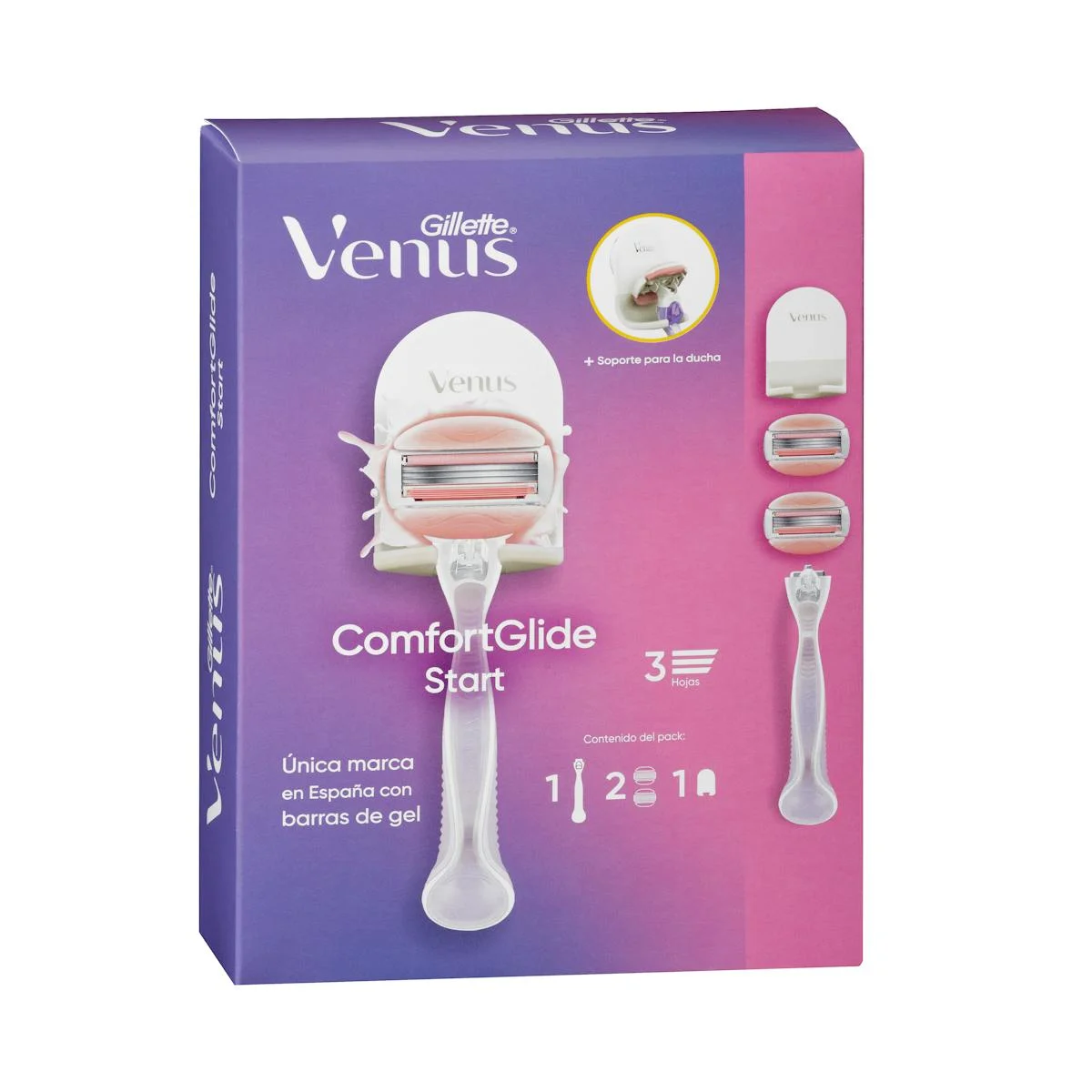 Rasoir rechargeable Gillette Venus ComfortGlide, 3 lames