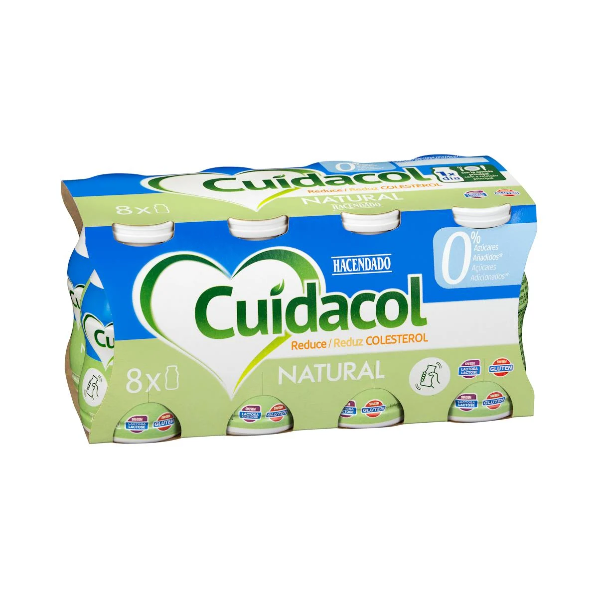 Boisson lactée nature Cuidacol 0% sucres ajoutés