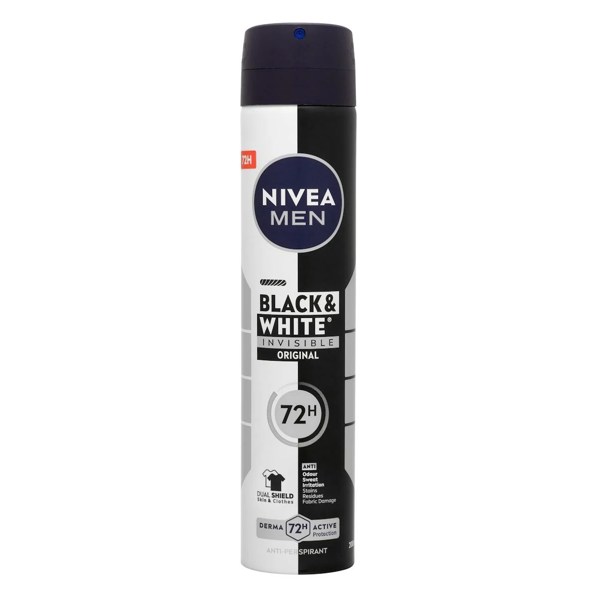 Invisible antiperspirant Black & White deodorant Nivea Men