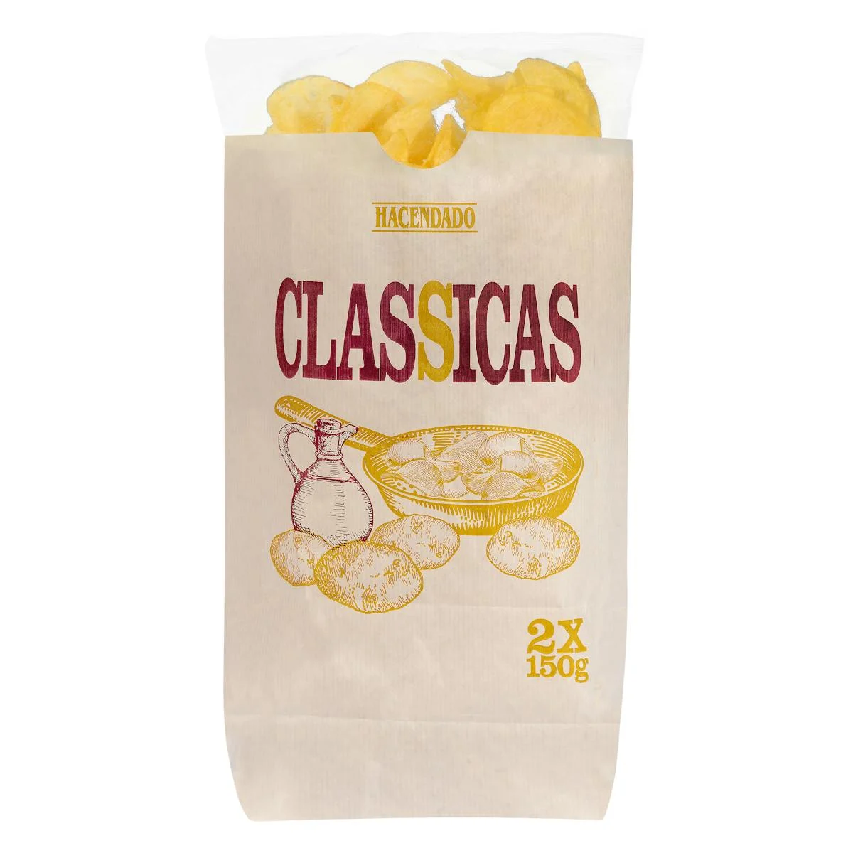 Classic pan-fried crisps Hacendado