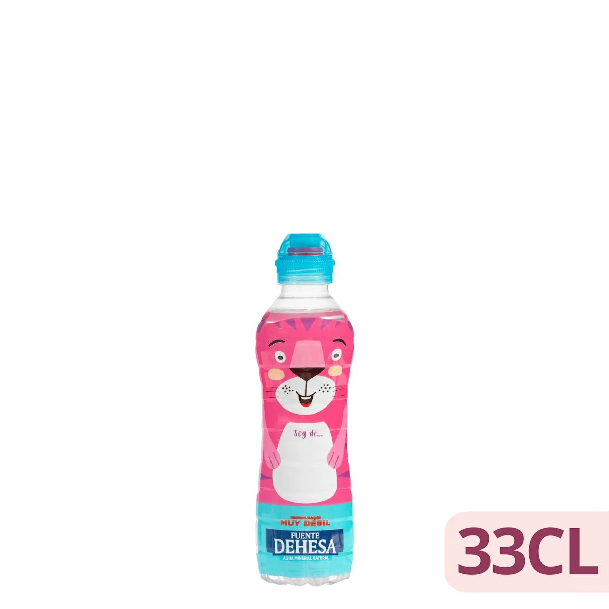 Petite eau minérale Fuente Dehesa avec bouchon enfant