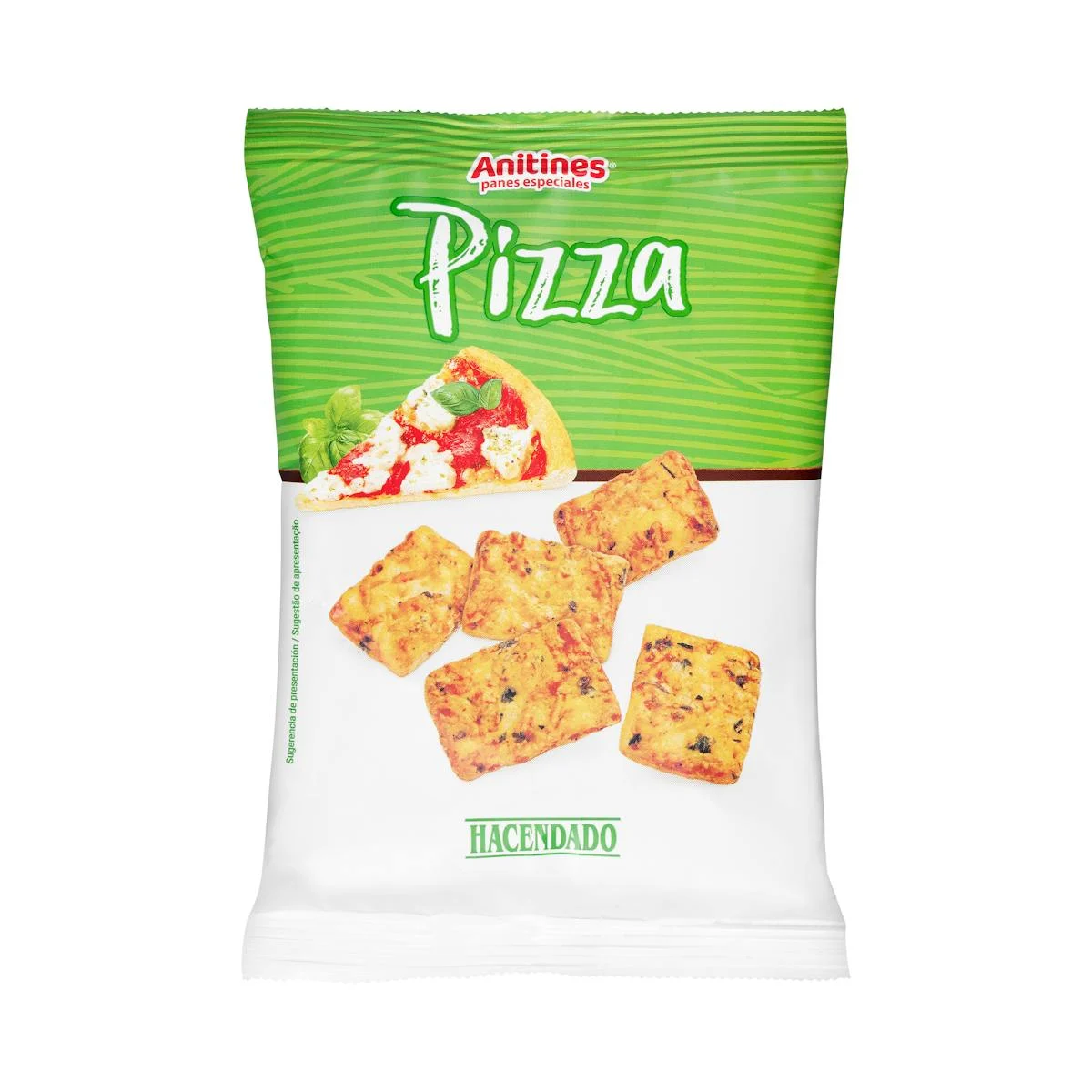 Pans especials gust pizza amb formatge Hacendado