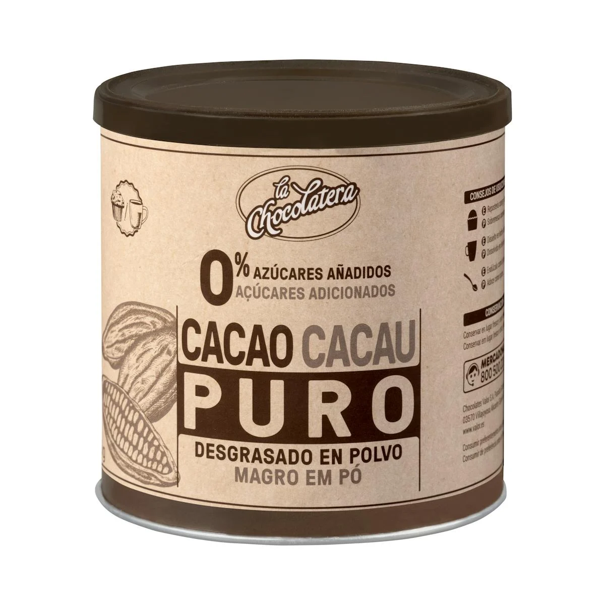 Pure cacao powder La Chocolatera