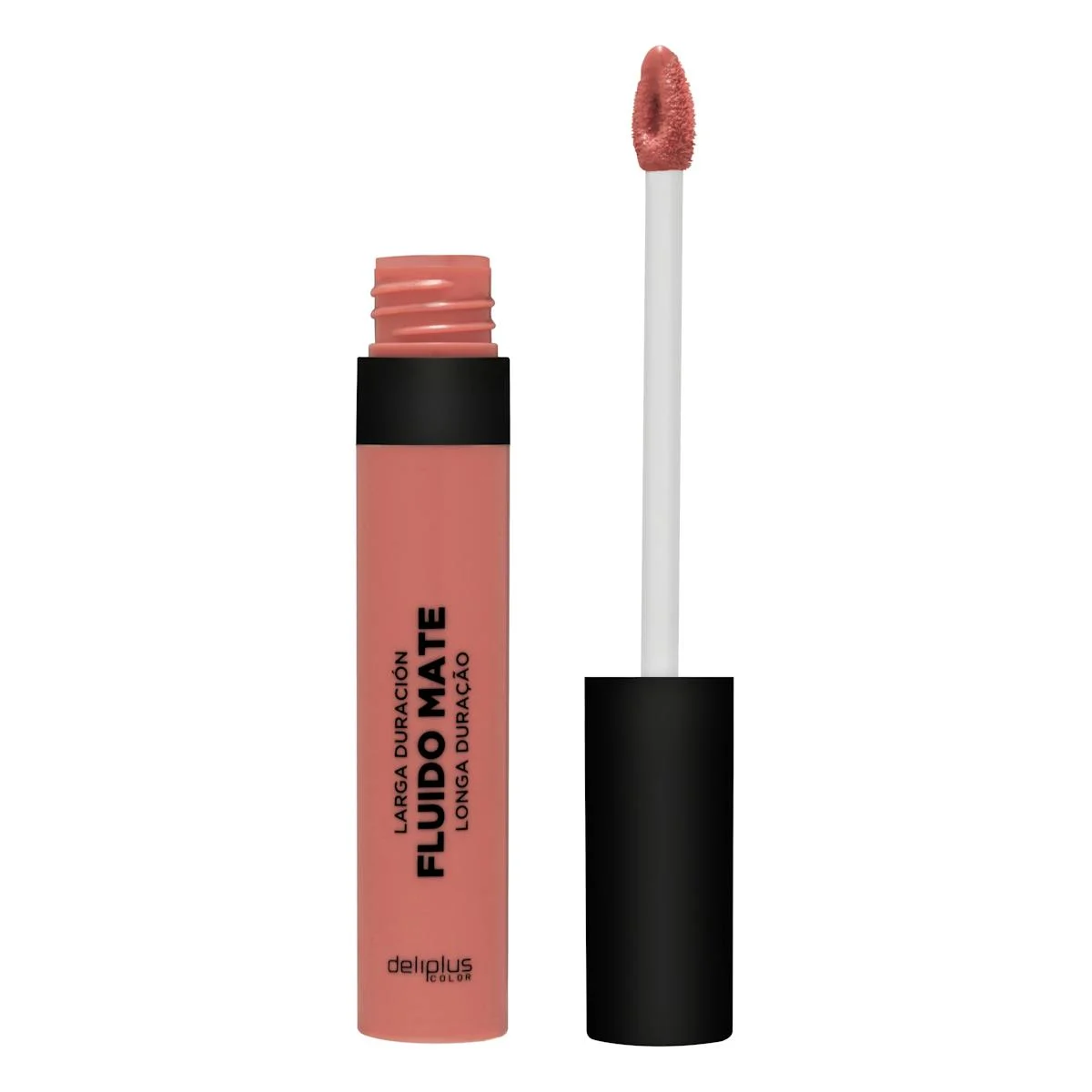 Matte Fluid lipstick 02 nude rose Deliplus