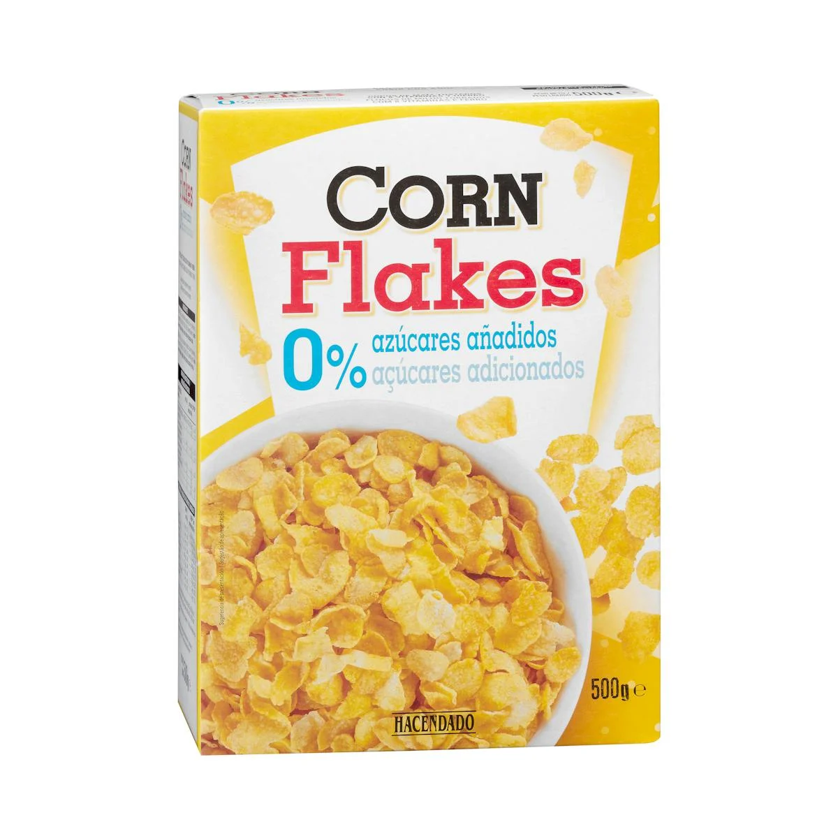 Corn flakes cereal 0% added sugars Hacendado