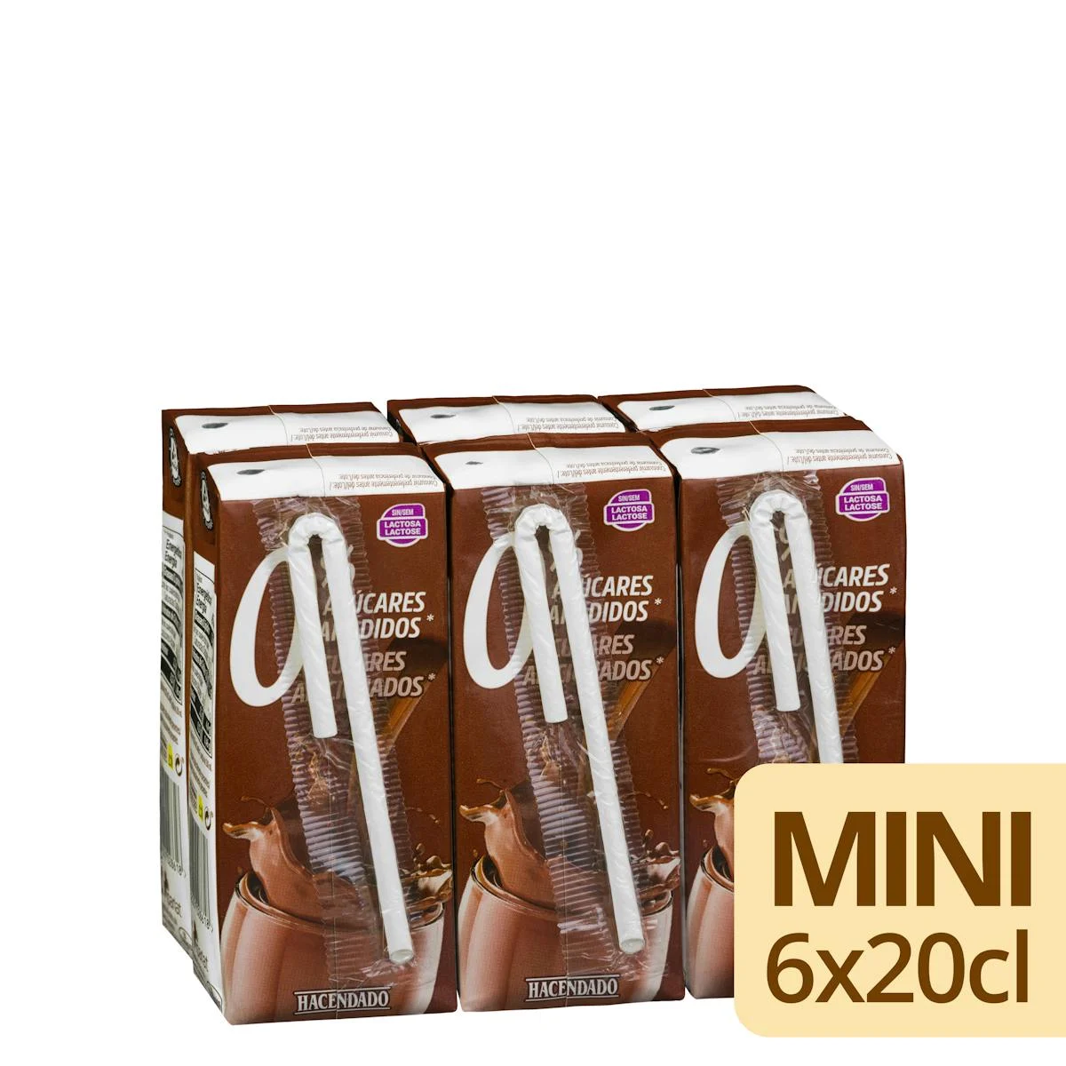 Chocolate milkshake 0% added sugars Hacendado