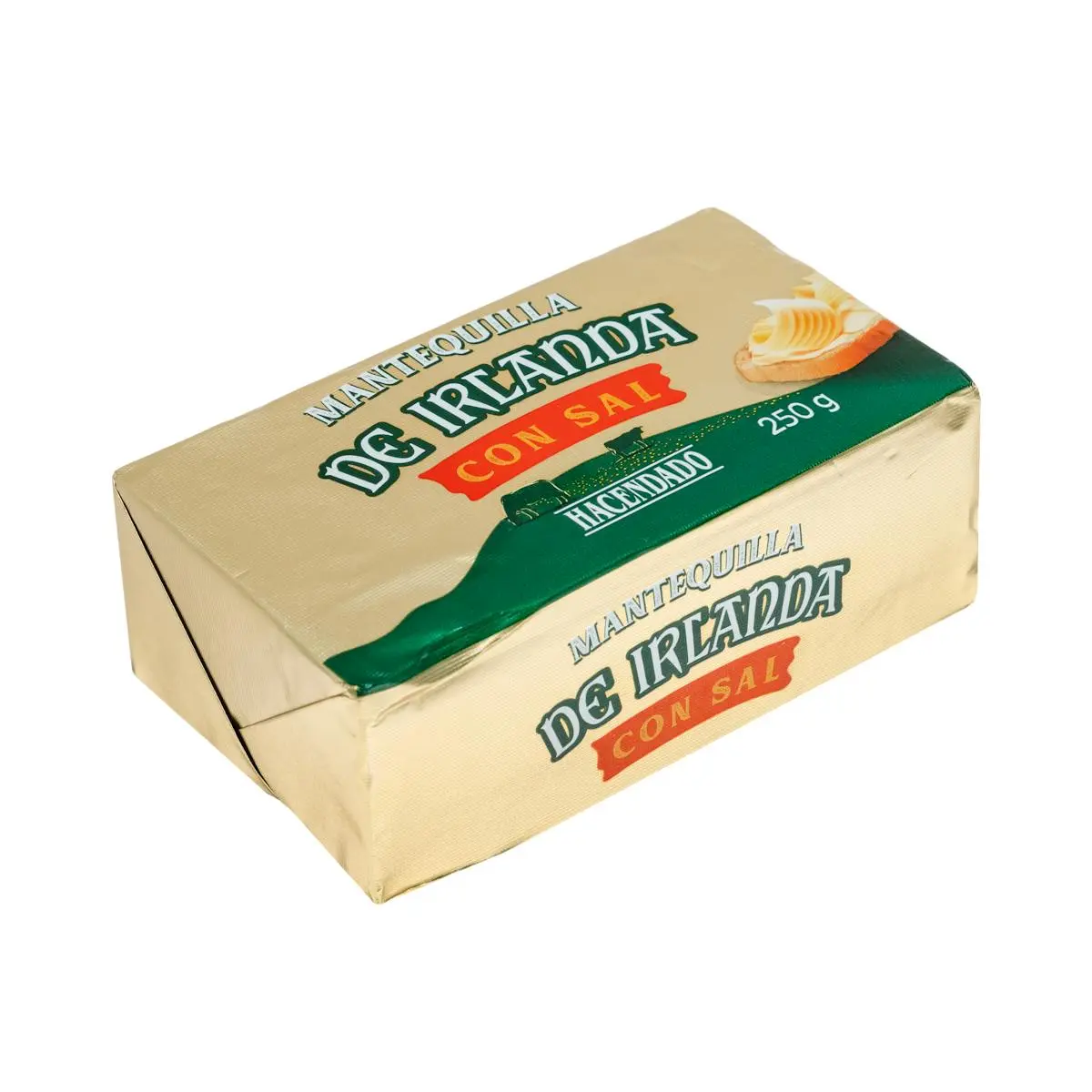 Irische Butter mit Salz Hacendado
