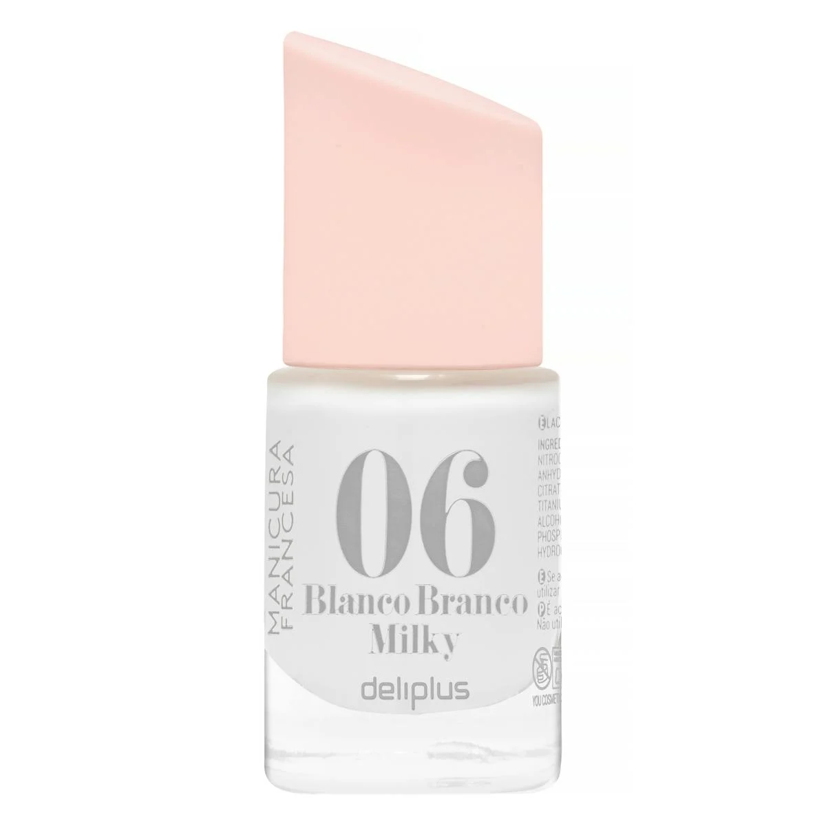 Esmalt d’ungles manicura francesa Deliplus 06 blanc milky