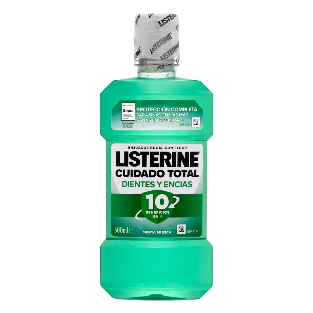 Mint teeth and gum mouthwash Listerine