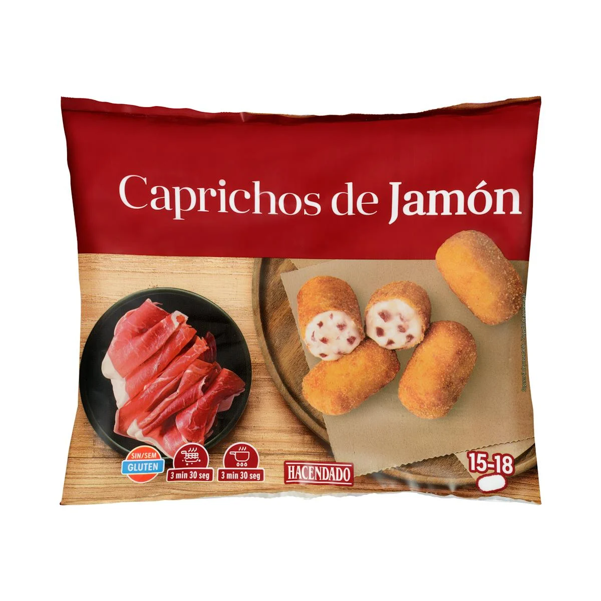 Deep-frozen ham caprices croquettes Hacendado