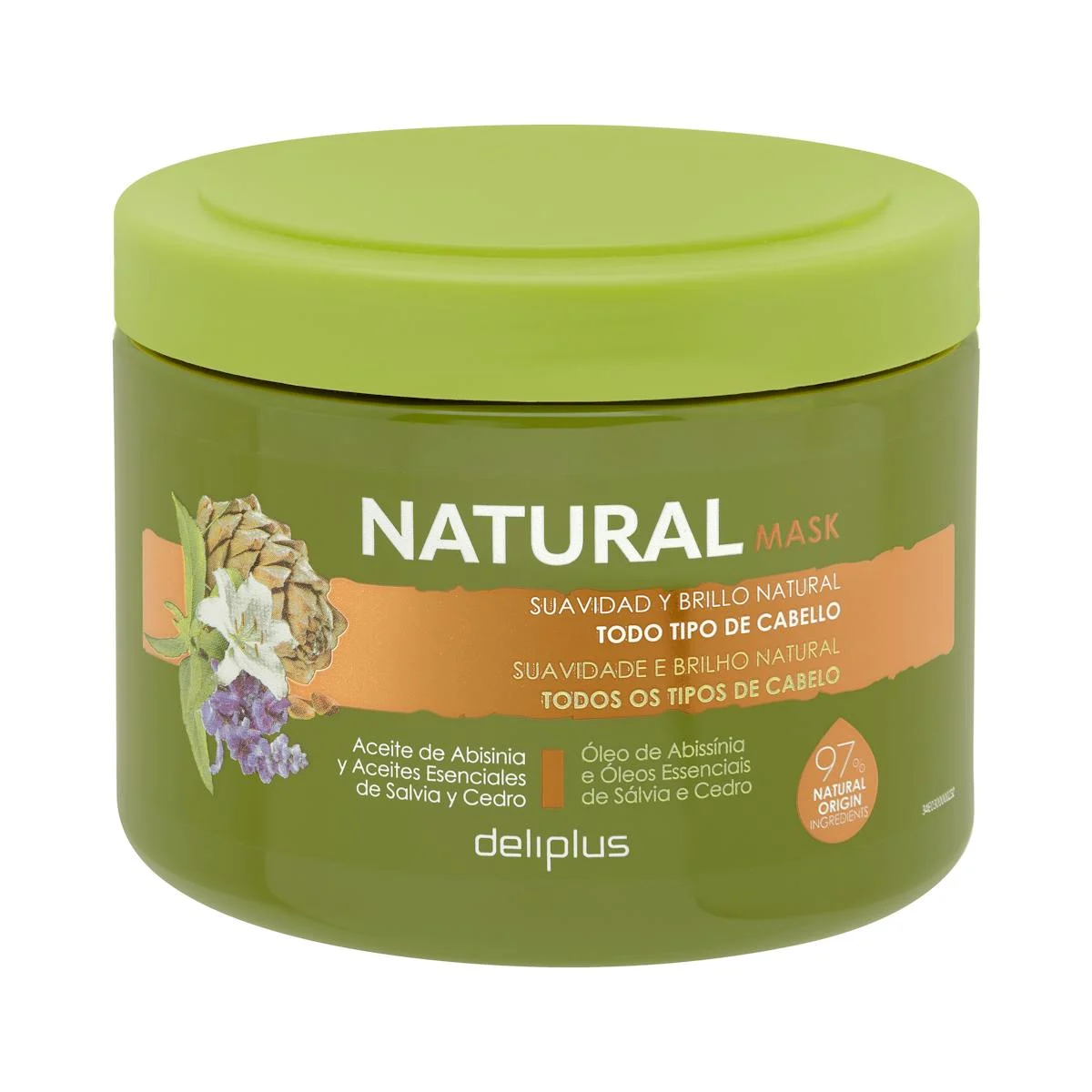 Màscara Natural Deliplus tot tipus de cabells