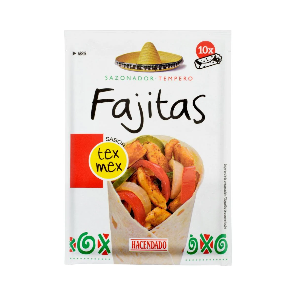 Condimentador per a fajites Hacendado gust tex-mex