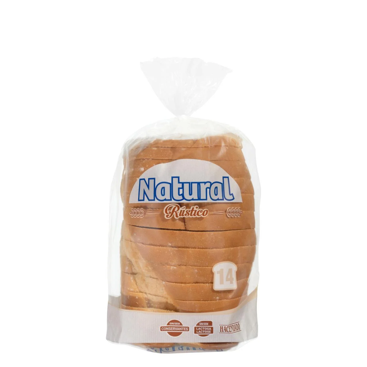 Pan de molde blanco natural rústico Hacendado