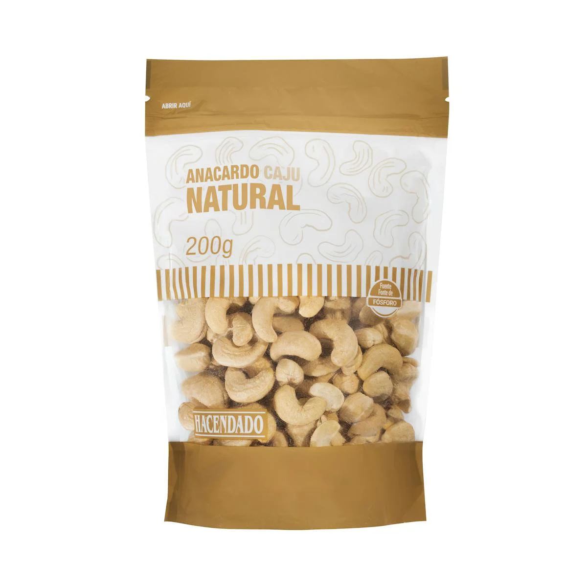 Natural cashews Hacendado