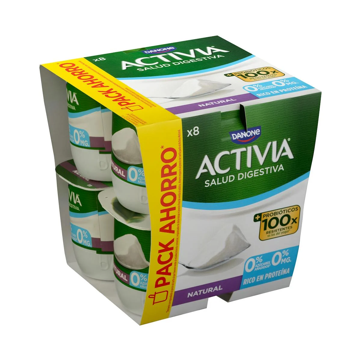 Natural probiotics bifidus 0% fat 0% added sugars Activia