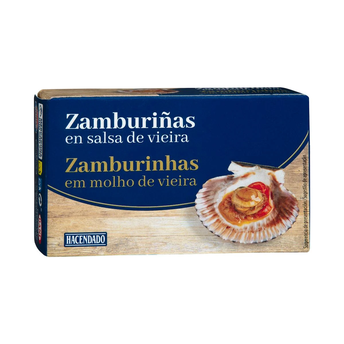 Kammmuscheln in Kammmuschelsauce Hacendado