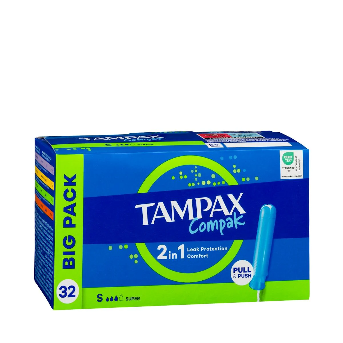 Super Compak tampons with applicator Tampax