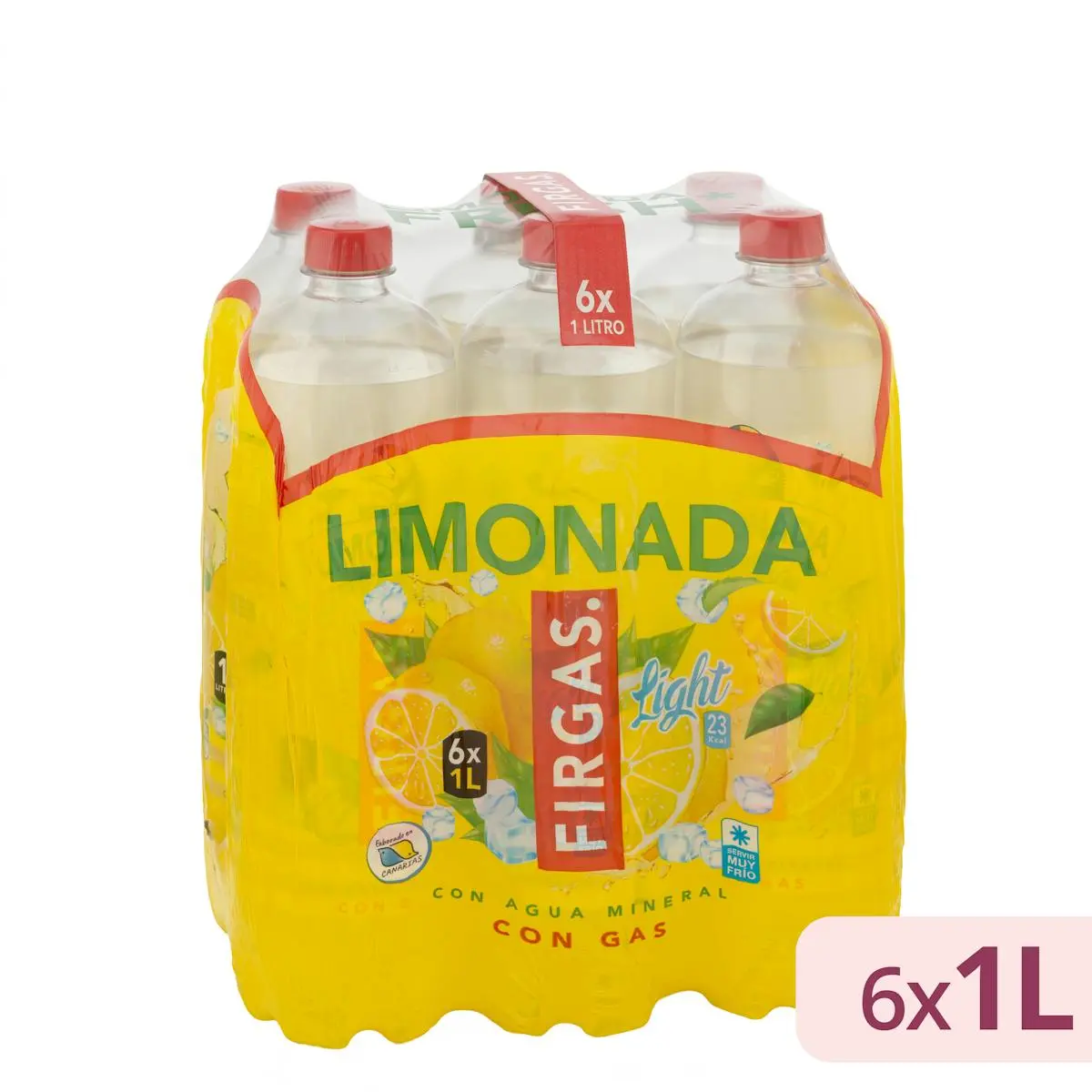 Light lemon water sparkling Firgas