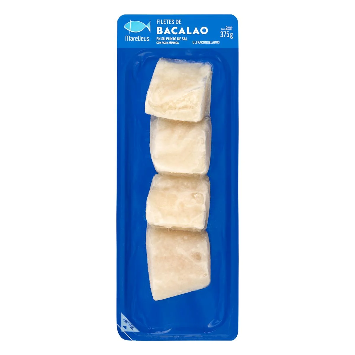 Lightly salted deep-frozen cod fillets MareDeus