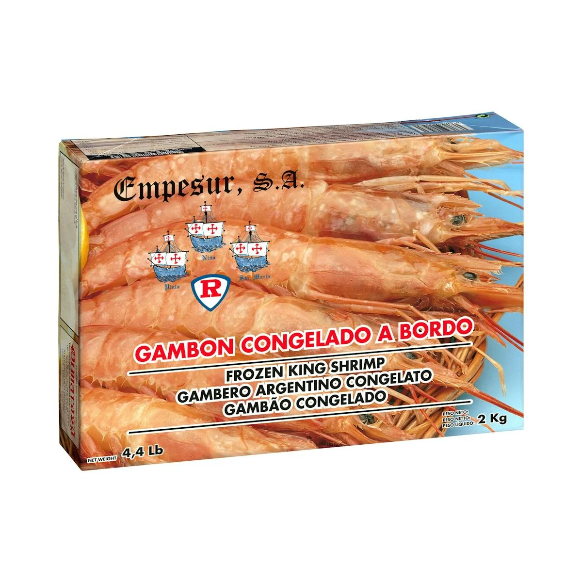 Frozen big size jumbo shrimp