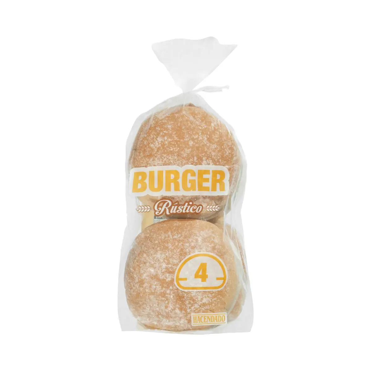 Rustic burger bun Hacendado