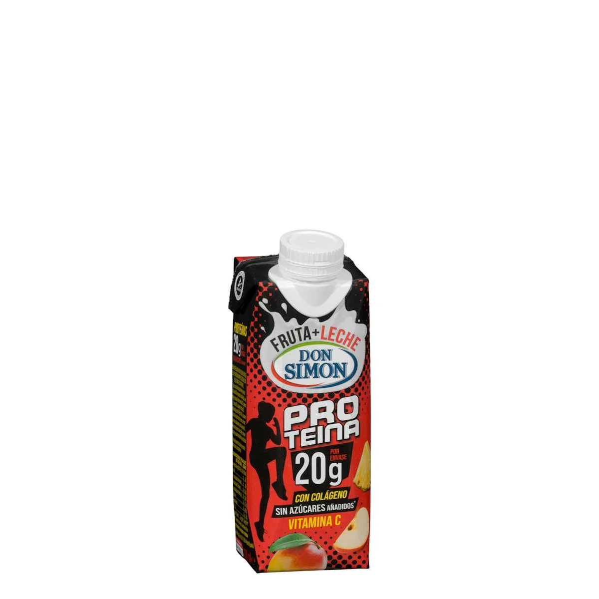 Fruit + milk Protein 20 g no added sugar with collagen and vitamin C Don Simón