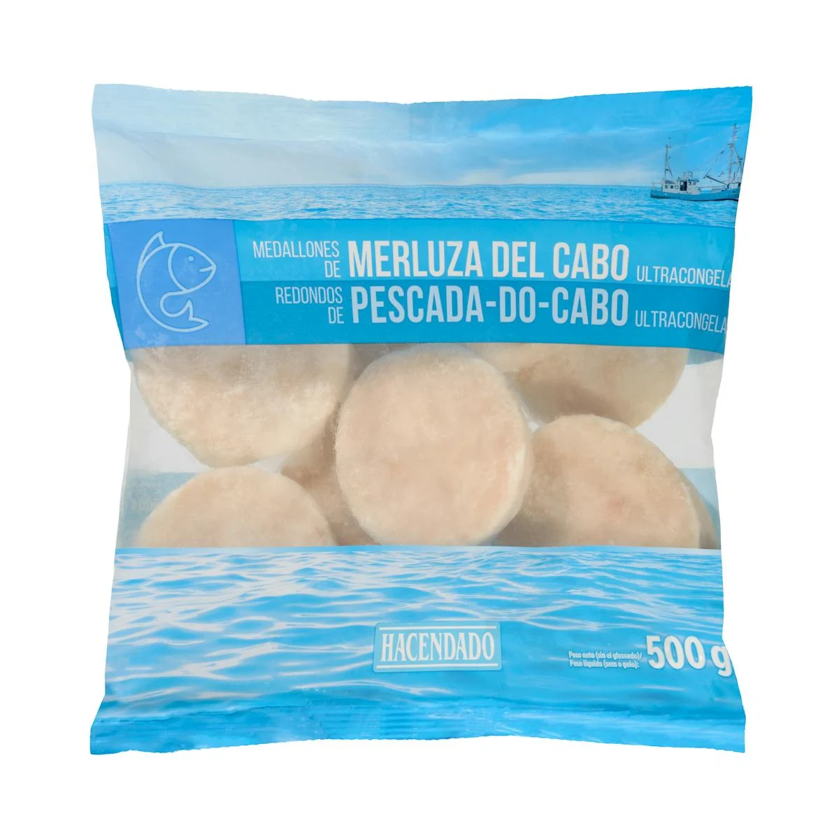 Médaillons de merlu du Cap Hacendado surgelés