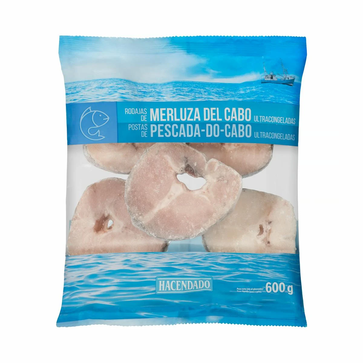 Tranches de merlu du Cap Hacendado surgelées