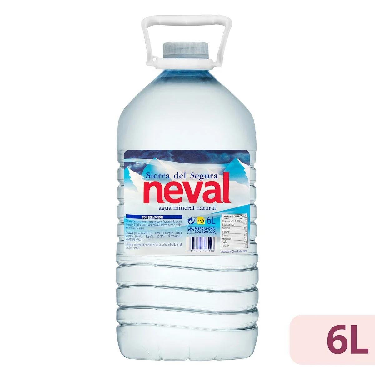 Agua mineral grande Neval