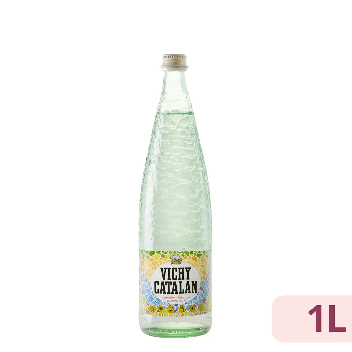 Agua mineral con gas grande Vichy Catalan