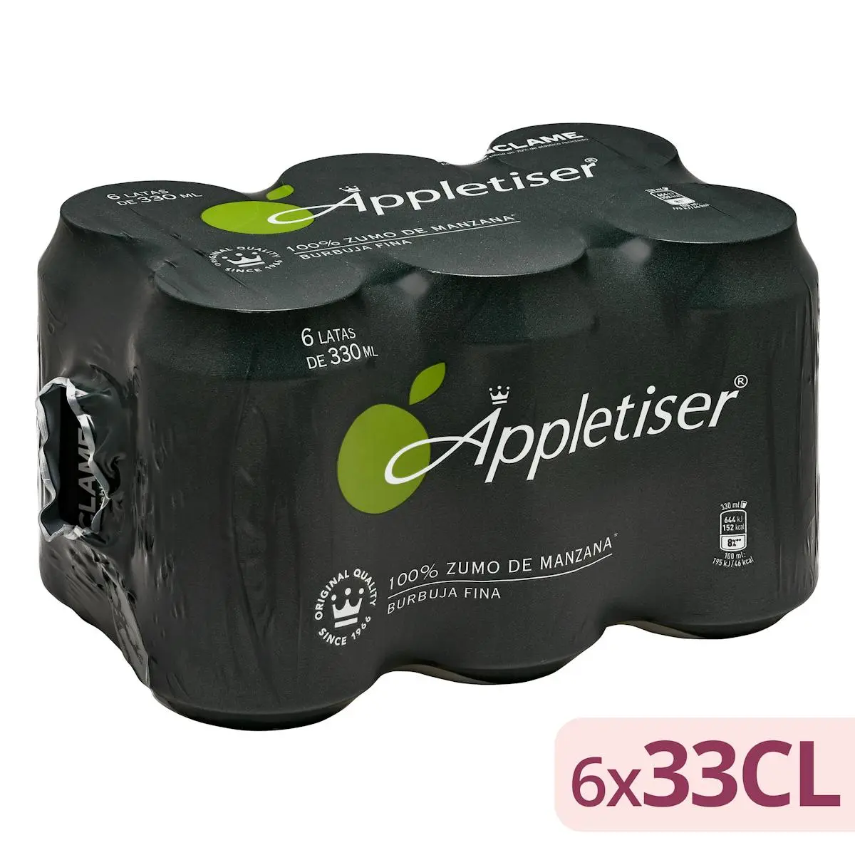 Natural apple soft drink with fine bubbles Appletiser