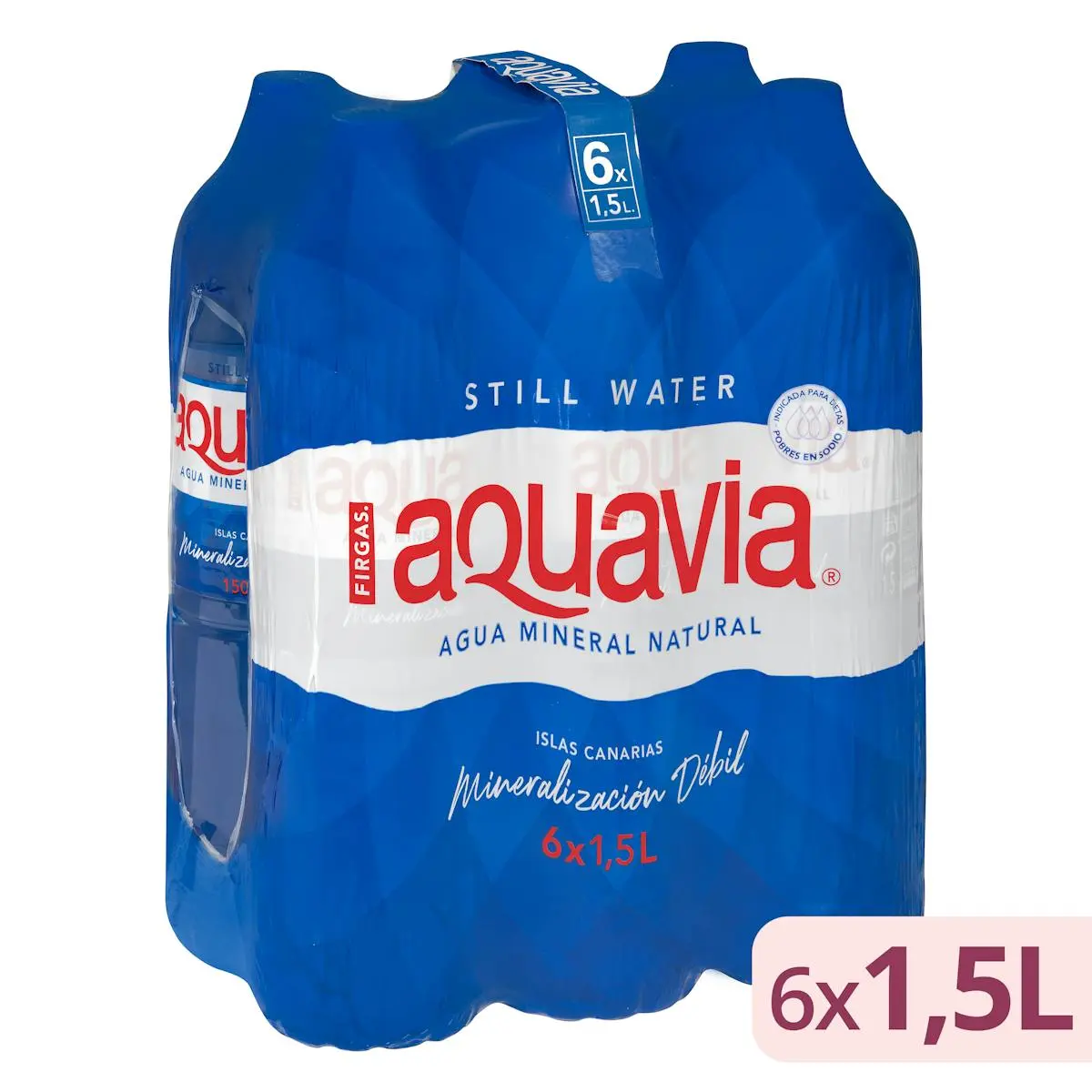 Aigua mineral gran Aquavia